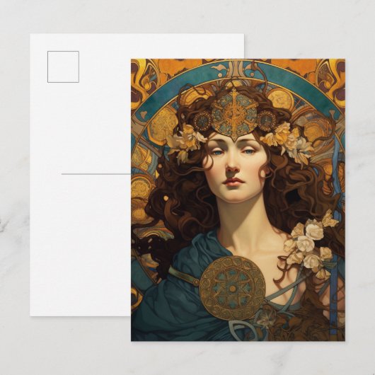 Celtic Knot Queen Colorful Knotwork Briefkaart (Voorkant / Achterkant)