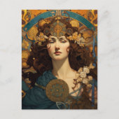 Celtic Knot Queen Colorful Knotwork Briefkaart (Voorkant)