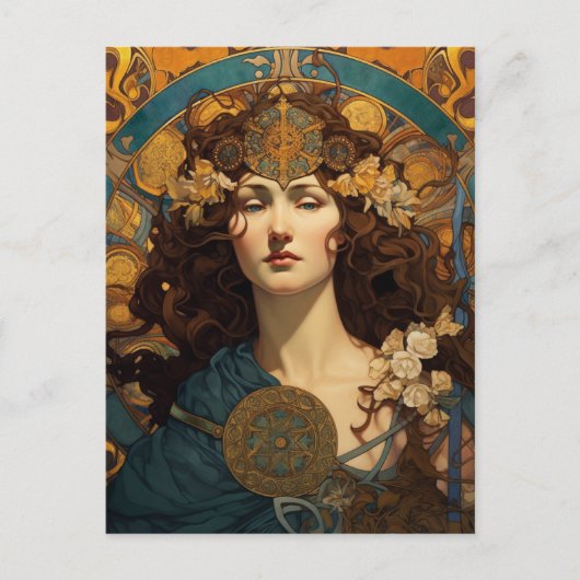 Celtic Knot Queen Colorful Knotwork Briefkaart (Voorkant)