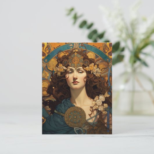 Celtic Knot Queen Colorful Knotwork Briefkaart (Staand voorkant)