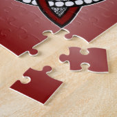 Celtic Knot Red Doodle Tekening Legpuzzel (Zijkant)