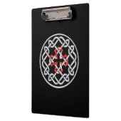 Celtic Knot Red Metallic Cliboard Klembord (Links)