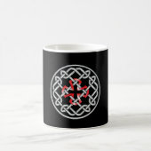 Celtic Knot Red Metallic Mok (Center)