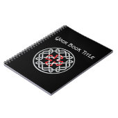Celtic Knot Red Metallic  Notitieboek (Linkerzijde)