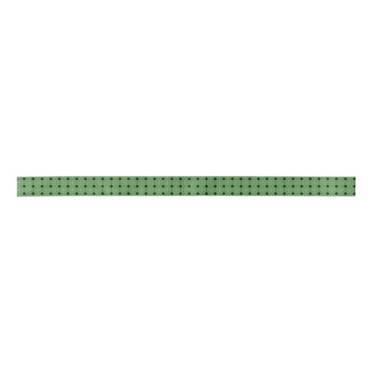  Celtic Knot Ribbon - Irish Green Satijnen Lint (Voorkant)