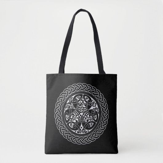 Celtic Knot Ring with Birds Tote Bag (Voorkant)