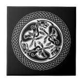 Celtic Knot Ring with Hounds Tegeltje (Voorkant)
