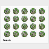 celtic knot ronde sticker (Vel)