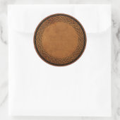 CELTIC KNOT Round Apothecary Label Sticker (Tas)