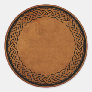 CELTIC KNOT Round Apothecary Label Sticker