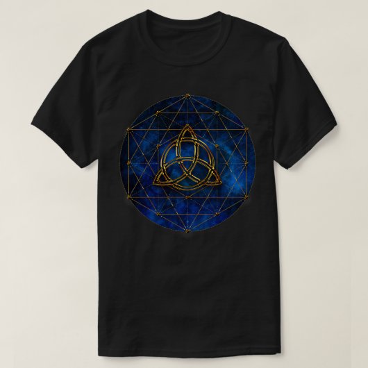 Celtic Knot Sacred Geometry Spiritual T-shirt (Design voorkant)