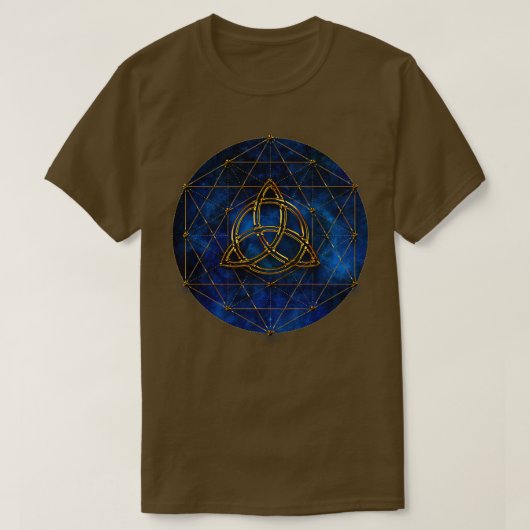 Celtic Knot Sacred Geometry Spiritual T-shirt (Design voorkant)