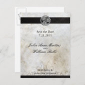 Celtic Knot Save the Date Briefkaarten (Voorkant / Achterkant)