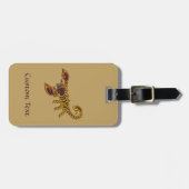 Celtic Knot Scorpion Bagagelabel (Voorkant horizontaal)