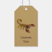 Celtic Knot Scorpion Cadeaulabel (Voorkant)