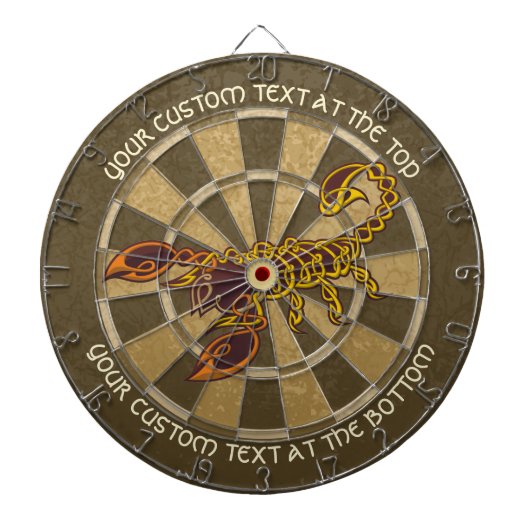 Celtic Knot Scorpion Dart Board Dartbord (Voorkant)