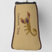 Celtic Knot Scorpion Golf Head Hoesje Golfheadcover (Draai 90)