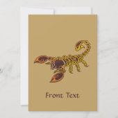 Celtic Knot Scorpion Kaart (Voorkant)