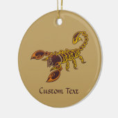 Celtic Knot Scorpion Keramisch Ornament (Links)