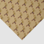 Celtic Knot Scorpion Pattern Tissue Paper Tissuepapier (Detail)