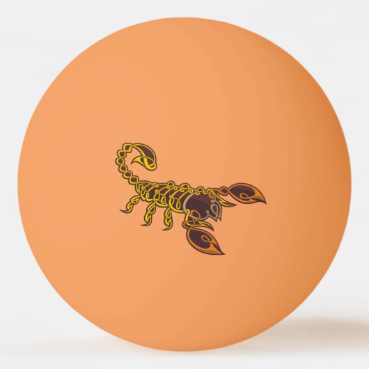 Celtic Knot Scorpion Pingpongbal (Voorkant)