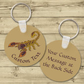 Celtic Knot Scorpion Sleutelhanger