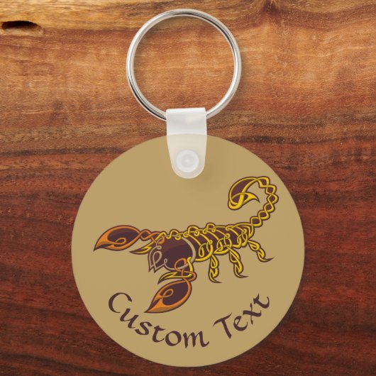 Celtic Knot Scorpion Sleutelhanger (Voorkant)