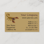 Celtic Knot Scorpion Visitekaartje (Voorkant)