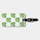 Celtic Knot Shamrock Bagagelabel (Voorkant horizontaal)