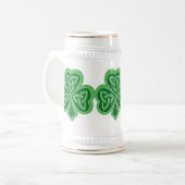 Celtic Knot Shamrock Bierpul (Voorkant links)