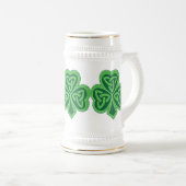 Celtic Knot Shamrock Bierpul (Voorkant rechts)