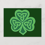 Celtic Knot Shamrock Briefkaart (Voorkant)