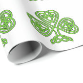 Celtic Knot Shamrock Cadeaupapier (Rol Hoek)