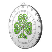 Celtic Knot Shamrock Dartbord (Voorkant Rechts)