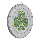 Celtic Knot Shamrock Dartbord (Voorkant Links)
