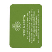 Celtic Knot Shamrock Ierse zegen Magneet (Verticaal)