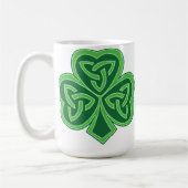 Celtic Knot Shamrock Koffiemok (Links)