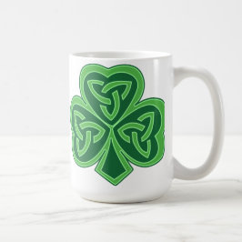 Celtic Knot Shamrock Koffiemok