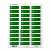 Celtic Knot Shamrock Label (Full Sheet)