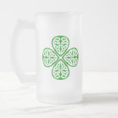 Celtic Knot Shamrock Matglas Bierpul (Links)