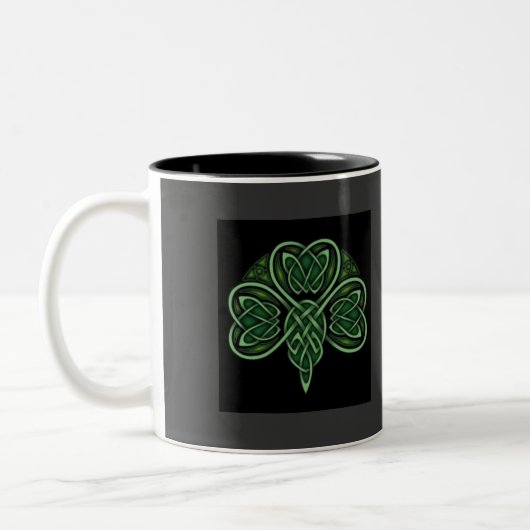 Celtic Knot Shamrock Mok (Links)