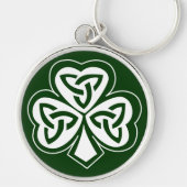 Celtic Knot Shamrock Sleutelhanger (Voorkant)