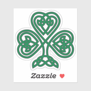 Celtic Knot Shamrock Sticker