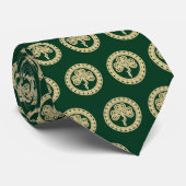 Celtic Knot Shamrock Stropdas (Opgerold)