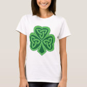 Celtic Knot Shamrock T-shirt (Voorkant)