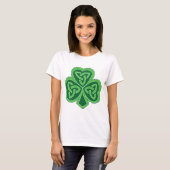 Celtic Knot Shamrock T-shirt (Voorkant volledig)