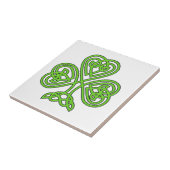 Celtic Knot Shamrock Tegeltje (Zijkant)