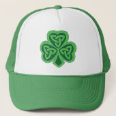 Celtic Knot Shamrock Trucker Pet (Voorkant)