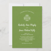 Celtic Knot Shamrock Wedding 2 Kaart (Voorkant)