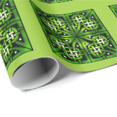 Celtic Knot Shamrock Wrapping Paper Cadeaupapier (Rol Hoek)